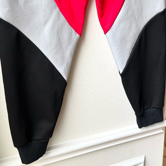 I.AM.GIA Sabrina Jogger Track Reflective Pant in Black Red Sz L - Picture 11 of 16